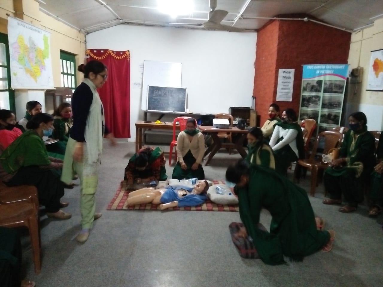 disaster and emergency preparedness training for frontline health workers ASHA workers